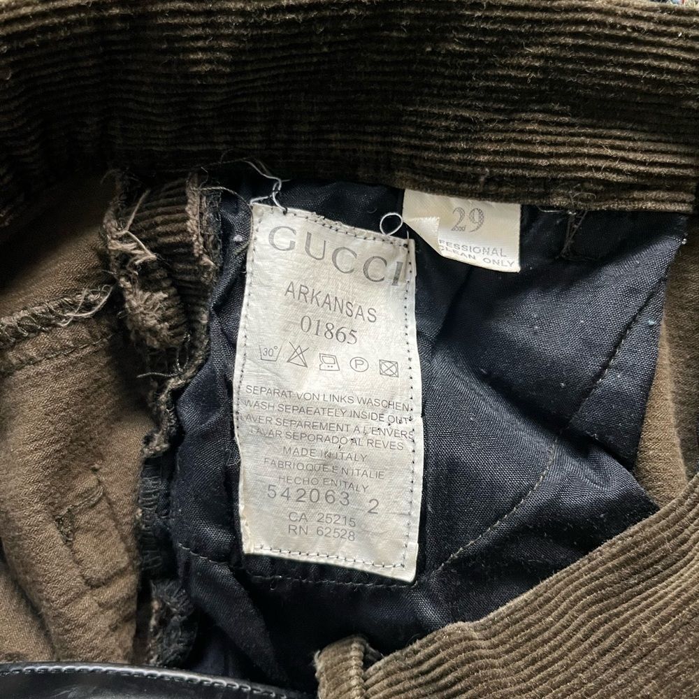 Gucci Olive Straight Leg Pants - Picture 15 of 16